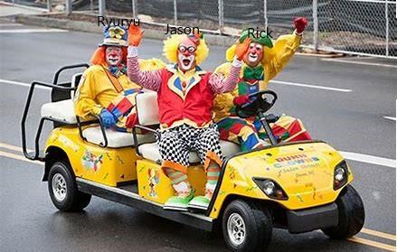 Click to Enlarge

Name: RickM BWjason Roodyroo clown car.jpg
Size: 50 KB