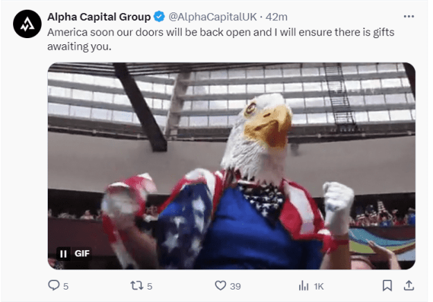 Click to Enlarge

Name: Alpha seems to have plans to reopen US.PNG
Size: 118 KB