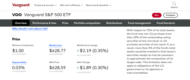 Click to Enlarge

Name: Screenshot 2025-12-04 at 11-31-00 VOO-Vanguard S&P 500 ETF Vanguard.png
Size: 36 KB